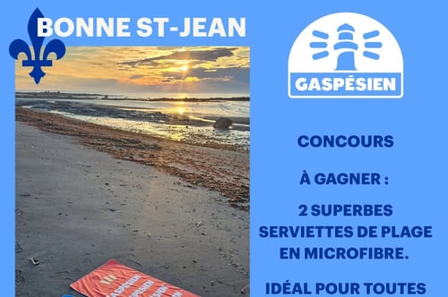 Concours Gagnez deux serviettes de plage!