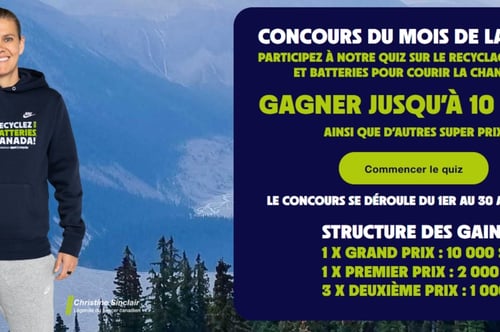 Concours Gagnez jusqu'à 10 000$!