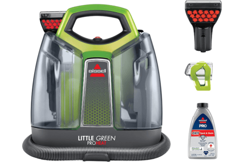 Concours Gagnez le détacheur portable BISSELL Little Green ProHeat : éliminez les taches tenaces en un clin d'œil!