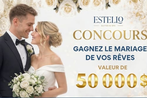 Concours Gagnez le mariage de vos rêves d'une valeur de 50 000$!