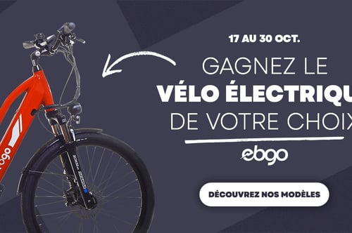 Concours Gagnez le vélo électrique de votre choix!