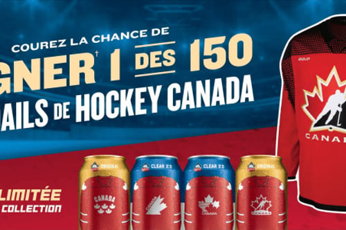 Concours Gagnez l'un des 150 chandails de Hockey Canada!