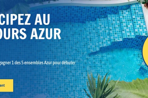 Concours Gagnez l'un des 5 ensemble AzurPool pour débuter l'été!