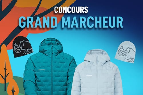 Concours Gagnez l'un des cinquante ensembles du Grand marcheur!