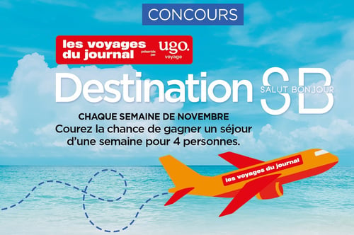 Concours Gagnez l'un des quatre séjours d'une semaine pour quatre personnes!