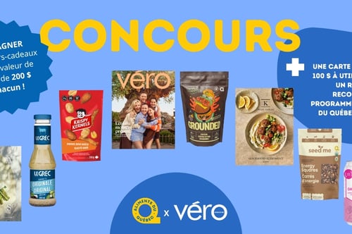 Concours Gagnez l'un des trois paniers-cadeaux et une carte cadeau de 100 $ à utiliser dans un restaurant reconnu par le programme Aliments du Québec!