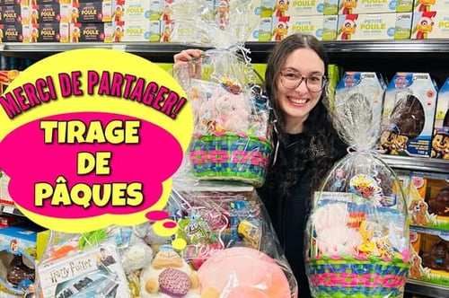 Concours Gagnez l'un des trois paniers de pâques!