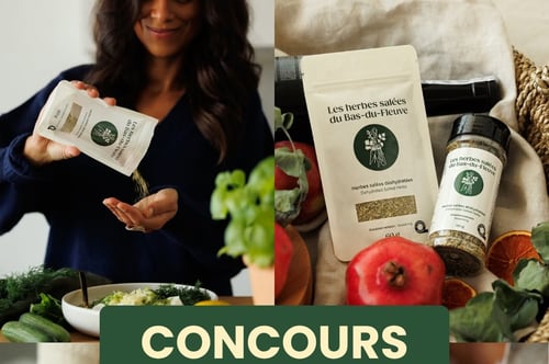 Concours Gagnez l'un des trois trios d'herbes salées!