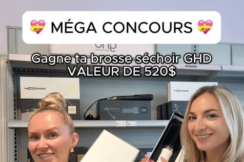 Concours Gagnez l’une des 2 brosses séchoirs GHD Duet Blowdry d'une valeur 520$ chacune!