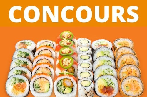 Concours Gagnez l'une des 4 cartes-cadeaux de 25$ chez Yuzu sushi