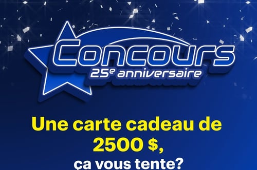 Concours Gagnez l'une des deux cartes-cadeaux Best Buy de 2500$!