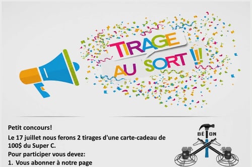 Concours Gagnez l'une des deux cartes-cadeaux Super C de 100$!