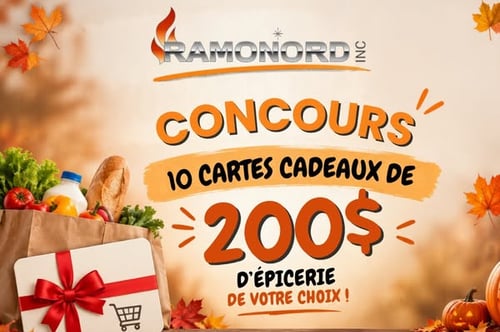 Concours Gagnez l'une des dix cartes-cadeaux de 200$ pour l'épicerie de votre choix!