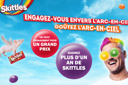 Concours Gagnez plus d'un an de Skittle!