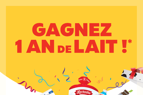 Concours Gagnez un an de produits laitiers!
