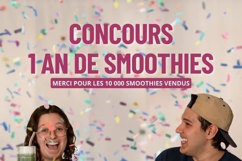 Concours Gagnez un an de Smoothie Melyo!