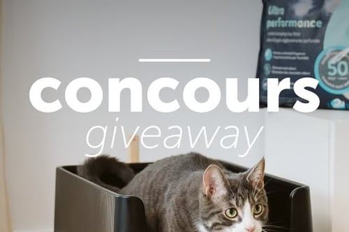 Concours Gagnez un bac à litière en acier inoxydable!