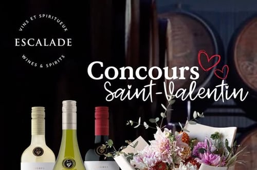 Concours Gagnez un bouquet de fleurs et trois bouteilles de vin!
