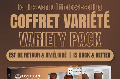 Concours Gagnez un coffret Variété de Bombes à Chocolat Chaud 2.0 Poseidn!