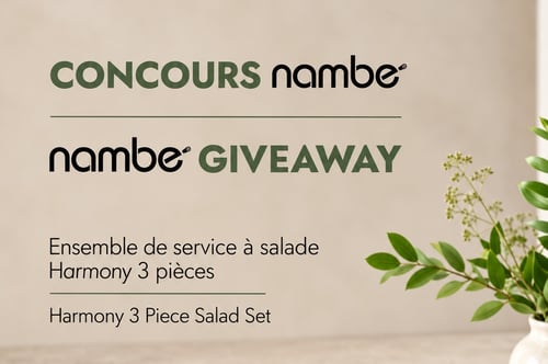 Concours Gagnez un ensemble à salades trois pièces Harmony!