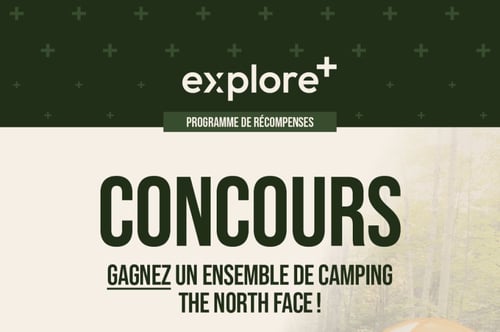 Concours Gagnez un ensemble de camping The North Face!