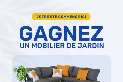 Concours Gagnez un ensemble de patio d'une valeur de 999,99 $