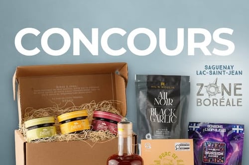 Concours Gagnez un ensemble de produits du Saguenay Lac-Saint-Jean!