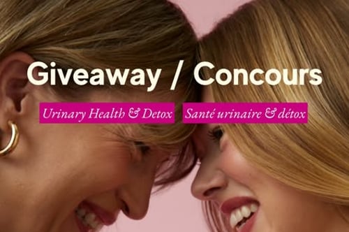 Concours Gagnez un ensemble de produits pour soutenir votre santé urinaire et votre bien-être global!