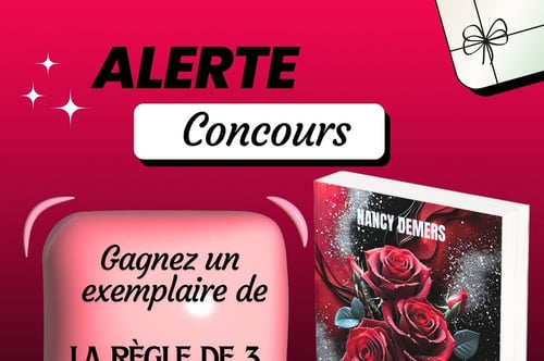 Concours Gagnez un exemplaire du roman "La règle de trois" de Nancy Demers!