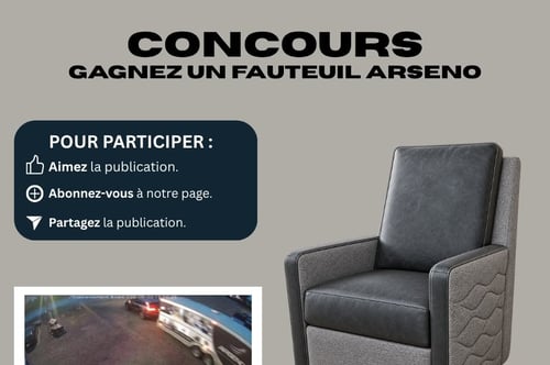 Concours Gagnez un fauteuil Arseno!