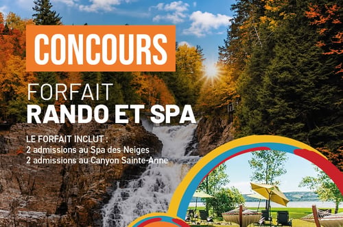 Concours Gagnez un forfait pour deux personnes au Canyon Sainte-Anne!