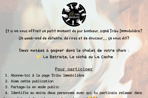 Concours Gagnez un forfait signé Tribu Immobilière!