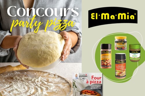 Concours Gagnez un Four à Pizza avec livre de Recettes et Assaisonnements