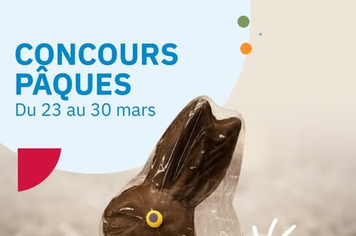 Concours Gagnez un gros lapin en chocolat!