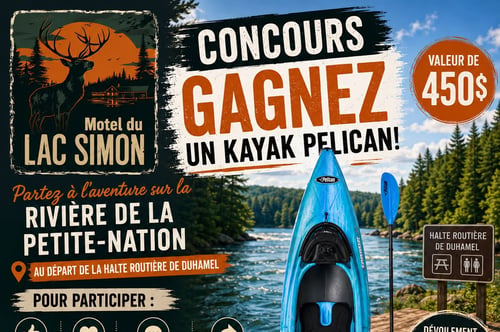 Concours Gagnez un Kayak Pelican!