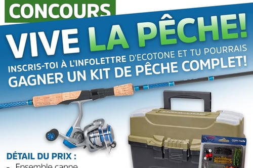 Concours Gagnez un kit de pêche complet!