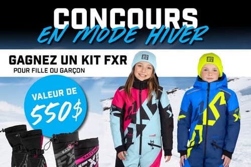 Concours Gagnez un kit FXR complet (fille ou garçon) d’une valeur de 550 $