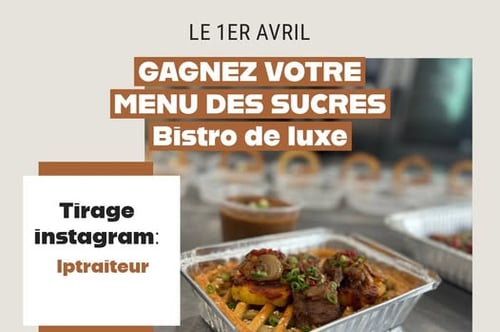 Concours Gagnez un menu bistro pour 6 personnes!