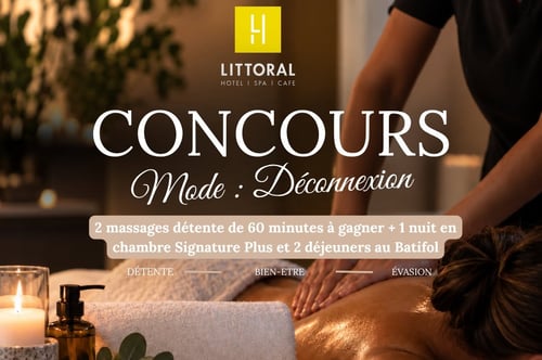 Concours Gagnez un moment de détente pour deux au Spa du Littoral!