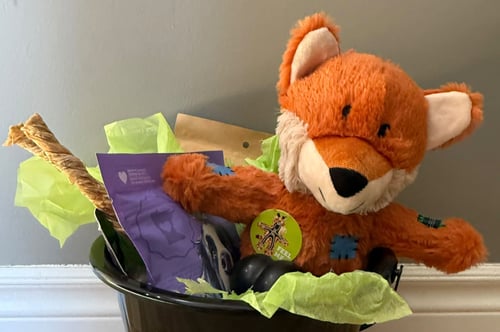 Concours Gagnez un panier cadeau rempli de jouets et gâteries pour chiens!