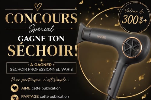 Concours Gagnez un séchoir professionnel Varis!