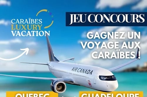 Concours Gagnez un séjour de rêve en Guadeloupe !