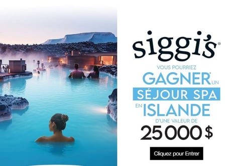 Concours Gagnez un Séjour Spa en Islande avec Siggi's !