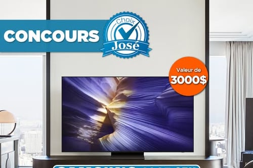 Concours Gagnez un téléviseur OLED de Samsung d'une valeur de 3000$!