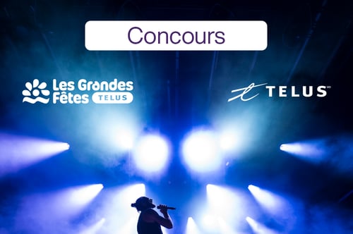 Concours Gagnez un voyage à Rimouski pour Les Grandes Fêtes TELUS 2026 pour vous et trois de vos amis!