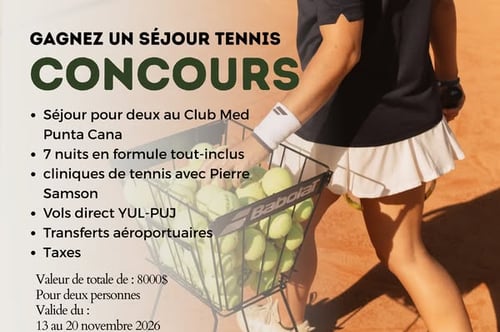 Concours Gagnez un voyage pour deux au club Med Punta Cana!