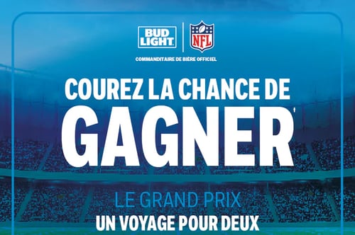 Concours Gagnez un voyage pour deux au Super Bowl LX avec Bud Light et Maxi - Plus de 15 prix à remporter!
