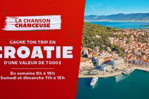 Concours Gagnez un voyage pour deux en Croatie!