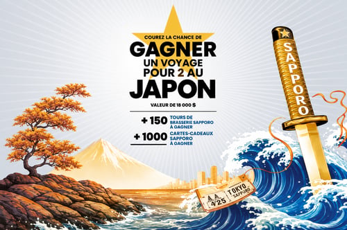 Concours Gagnez un voyage pour deux personnes au Japon!