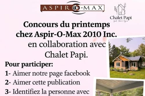 Concours Gagnez un week-end au chalet!